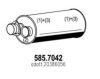 VOLVO 20386056 Middle-/End Silencer